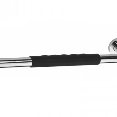 Sapho X-Round - fiksēts rokturis ar gumiju, garums 40 cm, nerūsējošais tērauds XR505