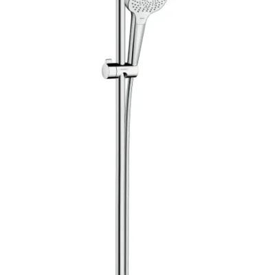 Hansgrohe Croma Select E - dušas komplekts Multi 0,90 m, EcoSmart 9 l/min, balts / hromēts 26591400