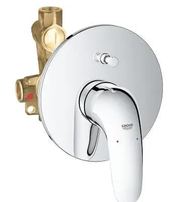 Grohe Eurostyle - vannas maisītājs ar elementu, zemapmetuma montāža, hroms 23730003