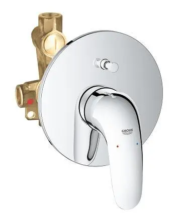 Grohe Eurostyle - vannas maisītājs ar elementu, zemapmetuma montāža, hroms 23730003