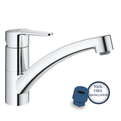 Grohe StartEco - virtuves izlietnes maisītājs, hroms 31685000