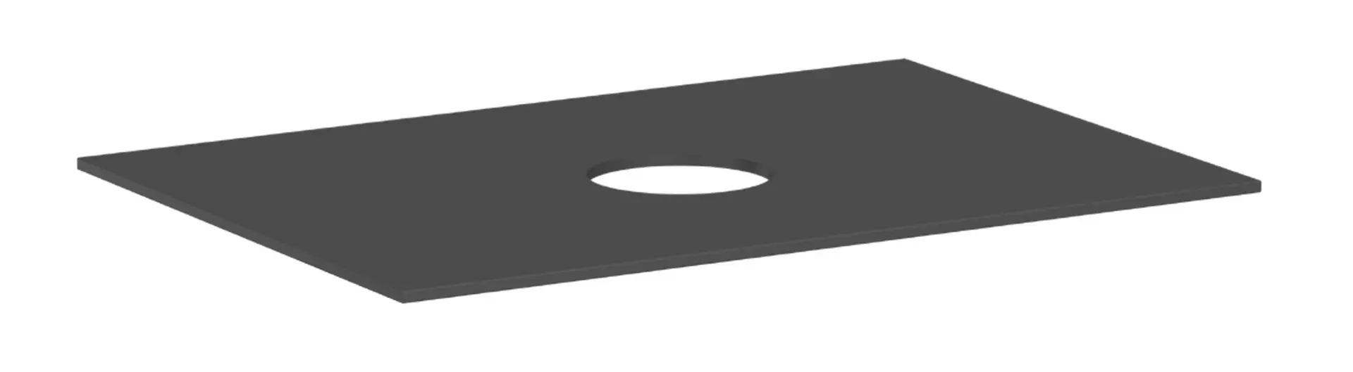 Hansgrohe Xevolos E - izlietnes virsma, 78x55 cm, izgriezums vidū, pelēka matēta 54328760