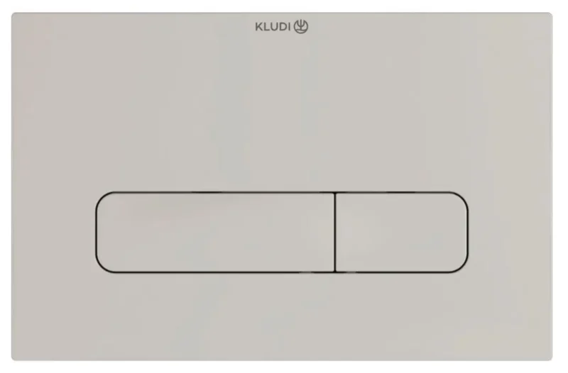 Kludi Unifix - WC vadības plate, smilšu pelēka matēta 30PP01O2