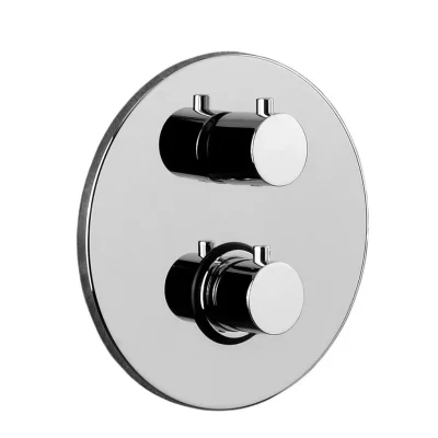 Paffoni Light - zemapmetuma termostata maisītājs 2 patērētājiem, hroms LIQ018CR