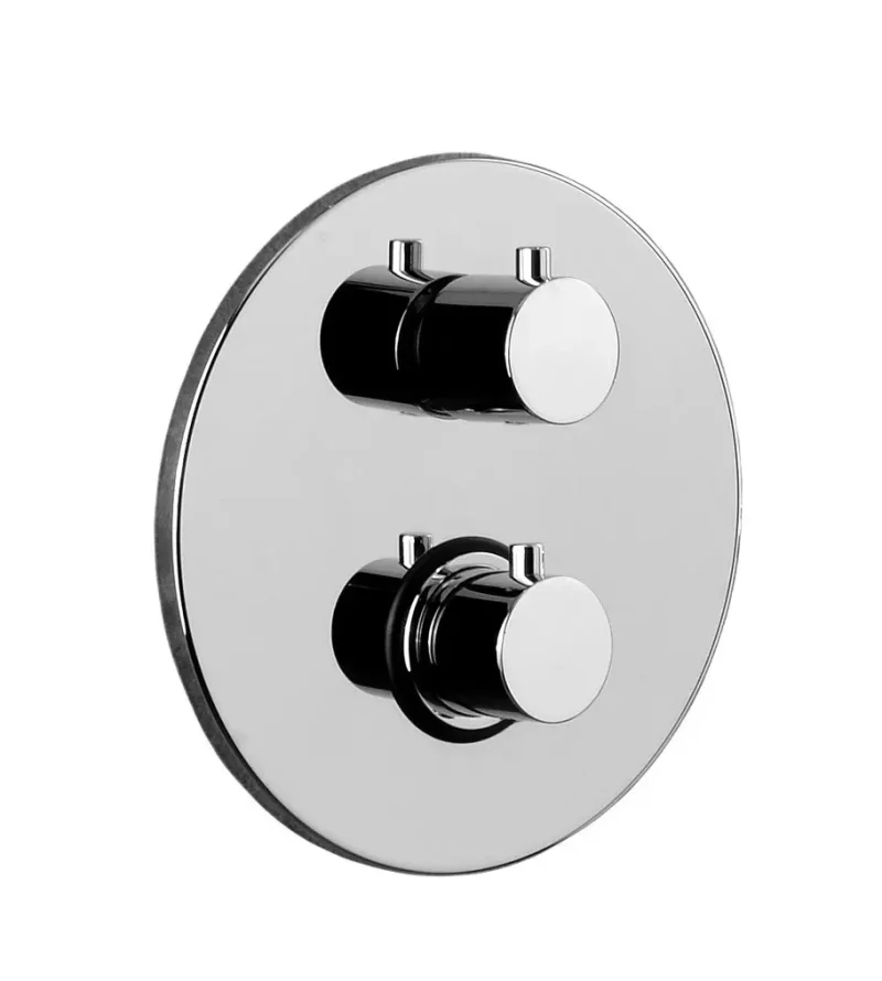 Paffoni Light - zemapmetuma termostata maisītājs 2 patērētājiem, hroms LIQ018CR