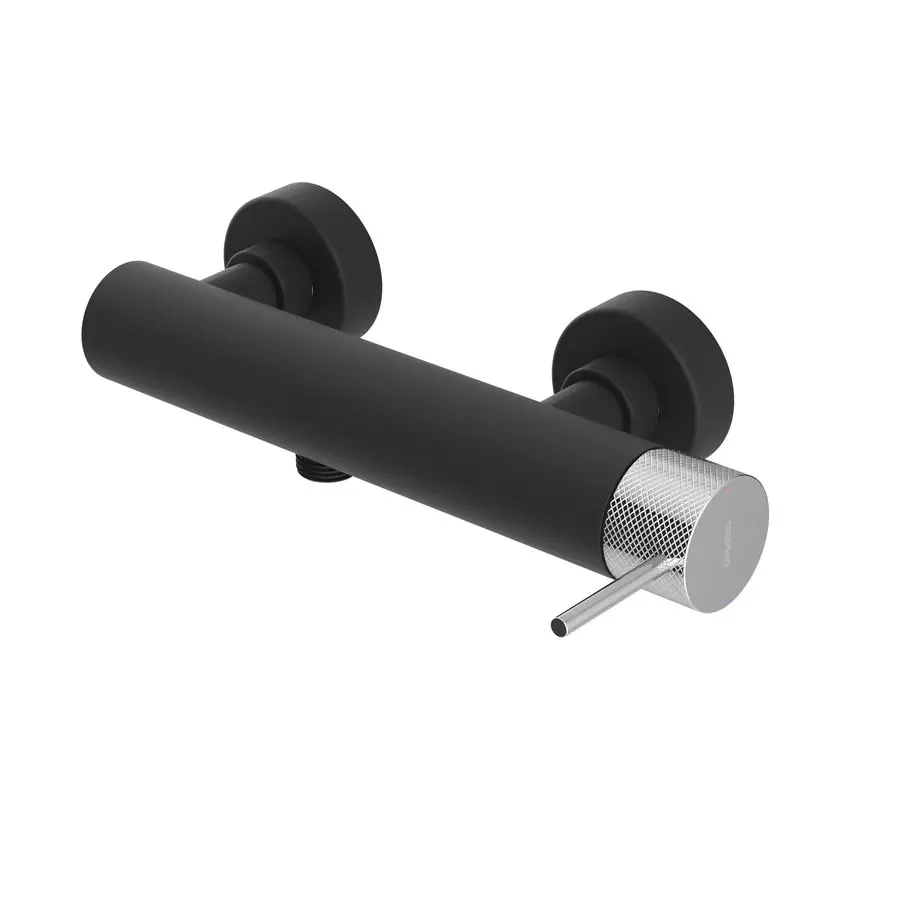 Sapho Ultrasan - dušas maisītājs, matēti melns/hroms UT011VBC