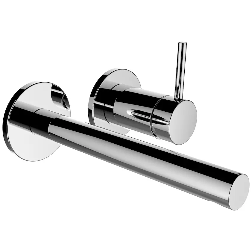 Laufen Twinplus - izlietnes maisītājs - zemapmetuma, 2 caurumu montāža, hroms HF505471100000