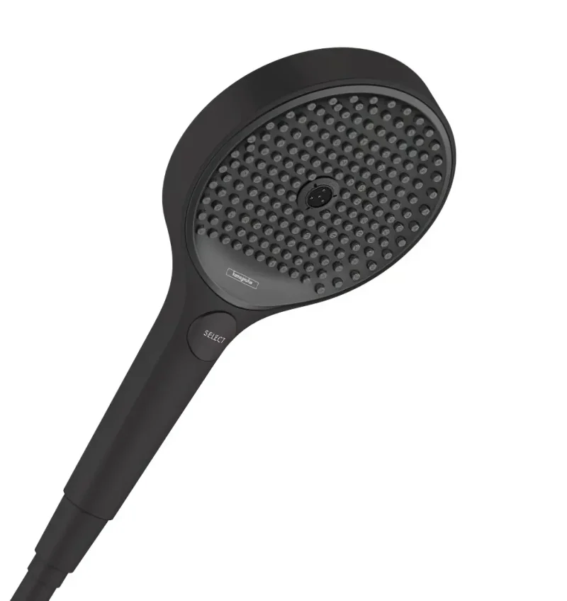 Hansgrohe Rainfinity - rokas duša 130, 3 strūklu veidi, EcoSmart, matēti melns 26865670