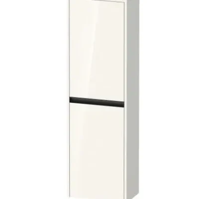 Duravit Ketho.2 - skapis 132x40x24 cm, 2 durvis, durvju eņģes kreisajā pusē, balts spīdīgs K21319L22220000