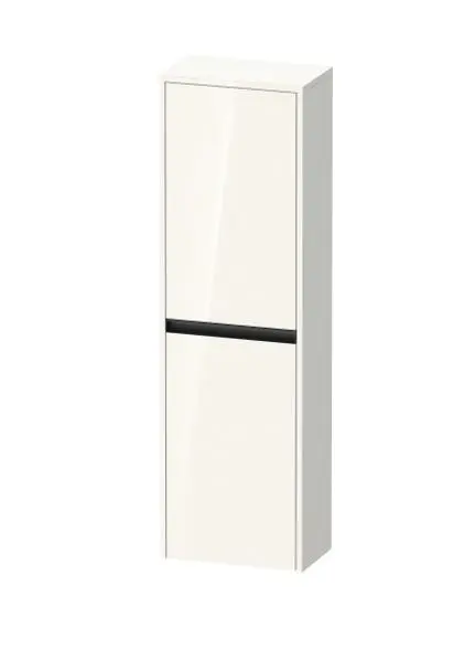 Duravit Ketho.2 - skapis 132x40x24 cm, 2 durvis, durvju eņģes kreisajā pusē, balts spīdīgs K21319L22220000