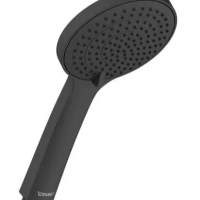 Duravit dušas - rokas duša, 3 strūklas veidi, MinusFlow, matēti melns UV0652015046