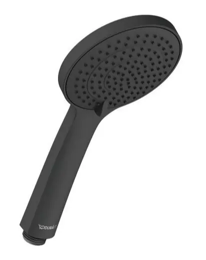 Duravit dušas - rokas duša, 3 strūklas veidi, MinusFlow, matēti melns UV0652015046