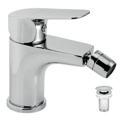 Novaservis Titania Pure - bideta maisītājs ar noteces komplektu, hroms 90311,0