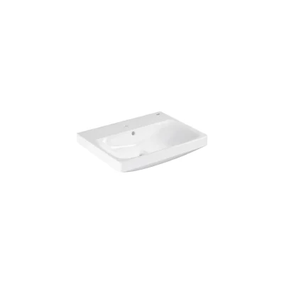 Grohe Euro Ceramic - izlietne 60x47 cm, ar pārplūdi, ar caurumu jaucējkrānam, alpinbalta 102415SH00