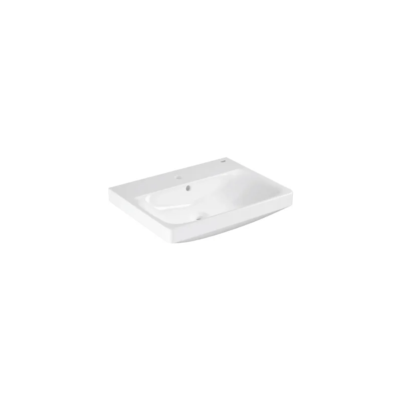 Grohe Euro Ceramic - izlietne 60x47 cm, ar pārplūdi, ar caurumu jaucējkrānam, alpinbalta 102415SH00
