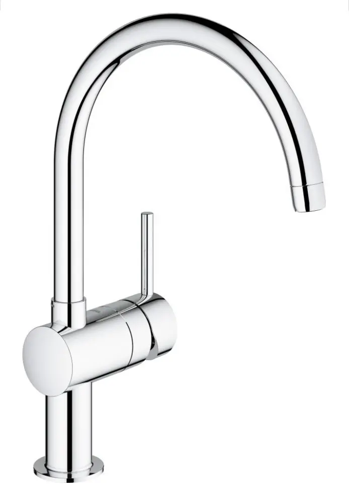 Grohe Minta - virtuves izlietnes vienas sviras maisītājs, hromēts 32917000