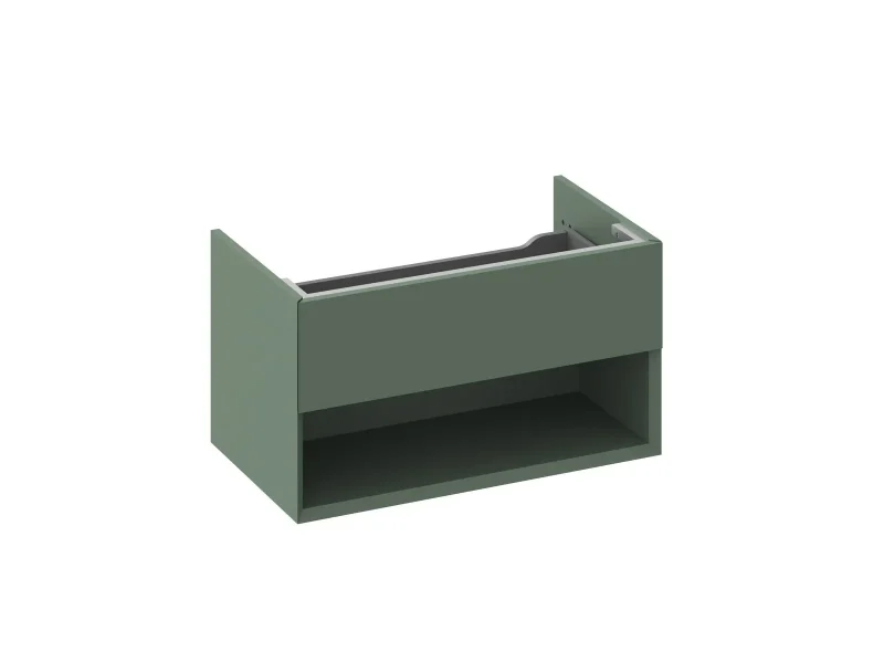 Ravak Lite - izlietnes skapītis 80x45x43 cm, 1 atvilktne, Grey Green X000001864