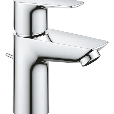 Grohe BauEdge - izlietnes maisītājs, ar noteci, hroms 32819001