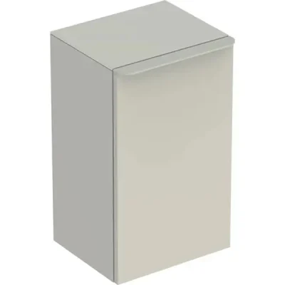 Geberit Smyle Square - sānu skapis, eņģes labajā pusē, smilšu pelēks 500.359.JL.1