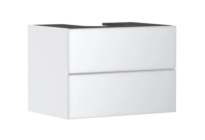 Hansgrohe Xevolos E - izlietnes apakšskapītis 78x56x55 cm, 2 atvilktnes, matēti balts/metāliskais balts 54187320