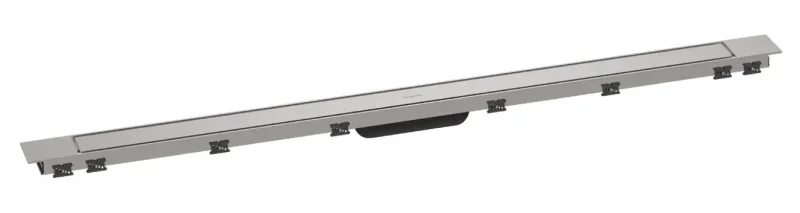 Hansgrohe RainDrain Match Plus - dušas noteka 120 cm, ar resti, birstēts nerūsējošais tērauds 56218800