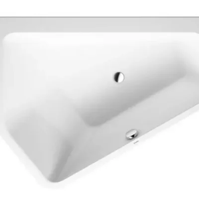Duravit Paiova 5 - asimetriska vanna, 177x130 cm, ar paneli, kreisā puse, balta 700394000000000