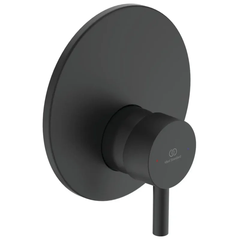 Ideal Standard CeraLine - dušas maisītājs, zemapmetuma ar 1 izvadu, melns A7388XG