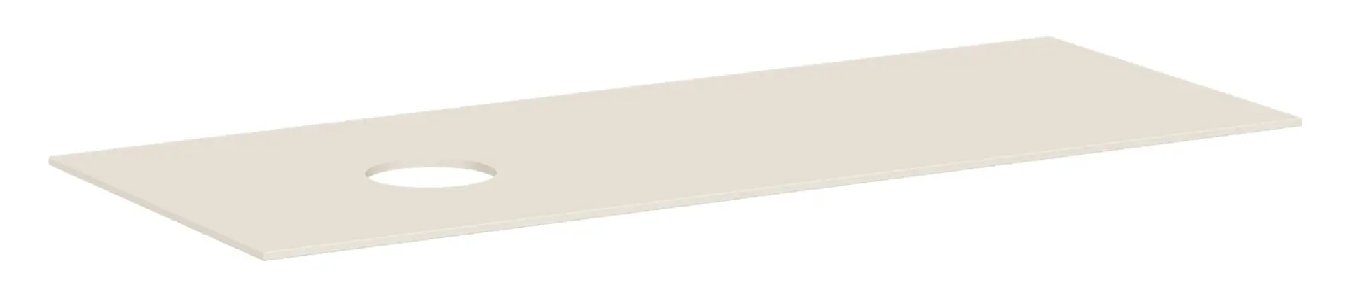 Hansgrohe Xevolos E - izlietnes virsma, 137x55 cm, izgriezums kreisajā pusē, bēšs matēts 54333780