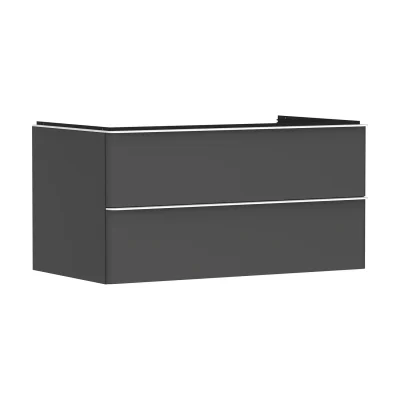 Hansgrohe Xelu Q - izlietnes skapītis, 50x98x55 cm, 2 atvilktnes, matēti pelēks/matēti balts 54079700