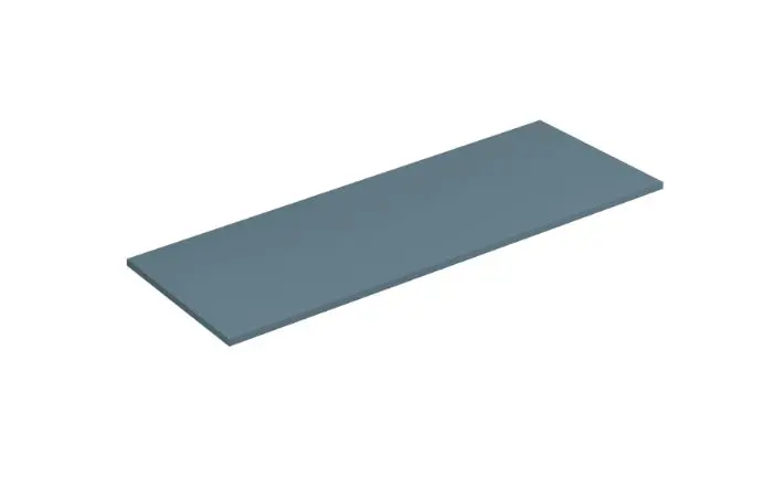 Kludi Icos - izlietnes virsma 140x50 cm, matēts petrol 50T140O3