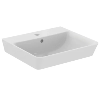 Ideal Standard Connect Air - izlietne Cube 50x45x16 cm, ar 1 jaucējkrāna caurumu, balta E030101
