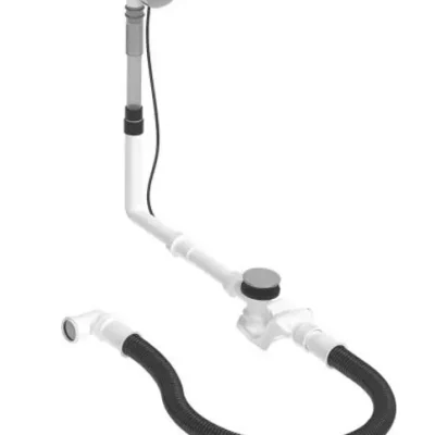 Duravit piederumi - noteces un pārplūdes komplekts, Bowdenzug, hromēts 792218000001000
