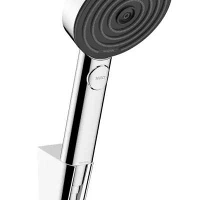 Hansgrohe Pulsify Select S - rokas duša, turētājs un šļūtenes komplekts, 3 strūklas režīmi, EcoSmart, hroms 24306000