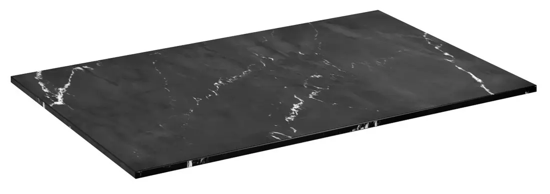 Sapho Skara - izlietnes virsma 71x46 cm, matēti melna CG025-0598