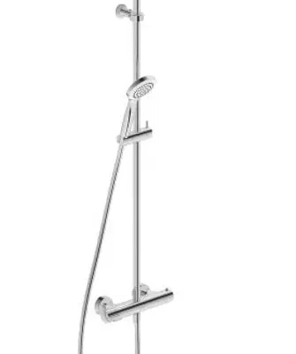 Duravit B.1 - dušas komplekts ar termostata maisītāju, hromēts B14280008010