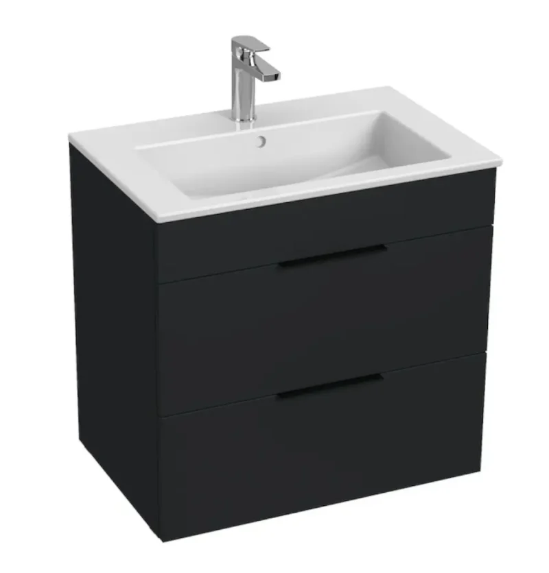 Jika Cube - apakšskapis ar izlietni 65x43x61 cm, antracīta matēts H4536021763521