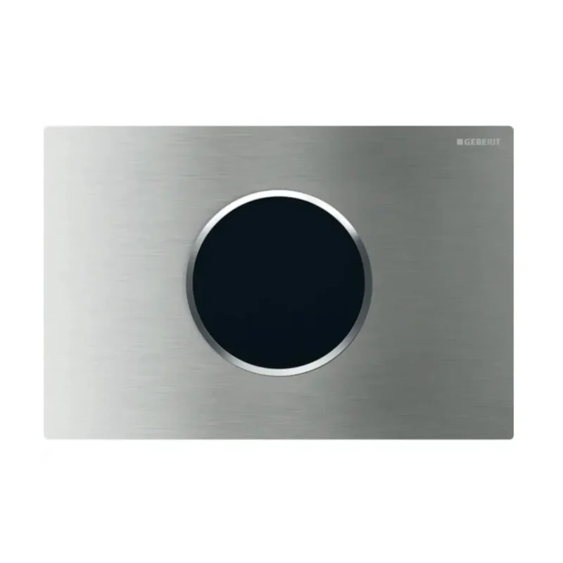 Geberit Sigma10 - elektroniskā vadības plate, tīkla barošana, matēts/pulēts nerūsējošais tērauds 115.906.SN.6