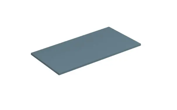 Kludi Icos - izlietnes virsma 100x50 cm, matēts petrols 50T100O3