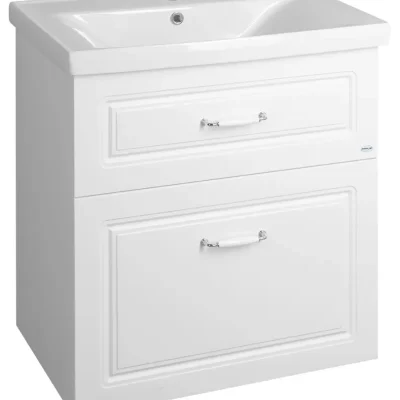 Aqualine Favolo - izlietnes skapītis, 67x73x45 cm, balts matēts FV270