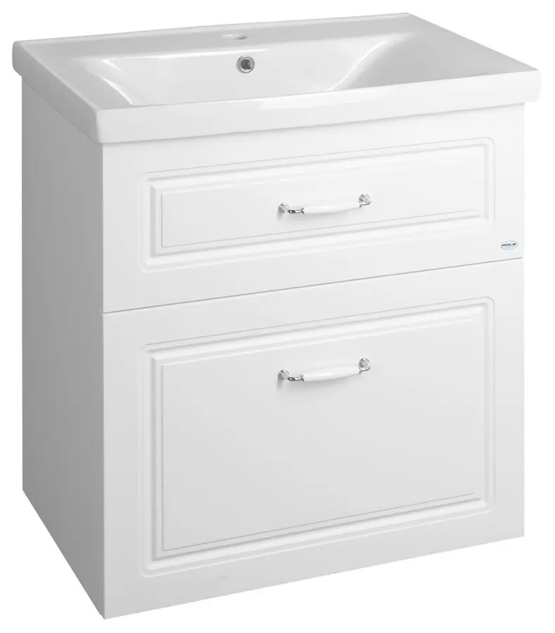 Aqualine Favolo - izlietnes skapītis, 67x73x45 cm, balts matēts FV270