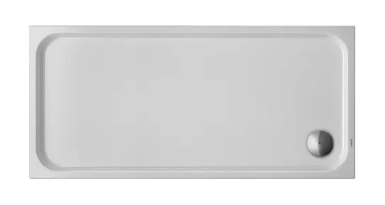 Duravit D-Code - dušas paliktnis 160x75 cm, alpinbalts 720164000000000