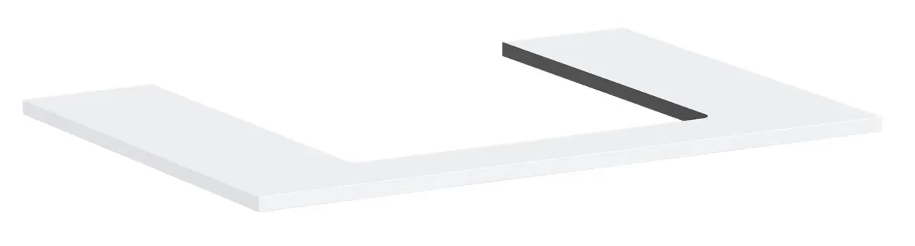 Hansgrohe Xilesa E - izlietnes virsma, 78x55 cm, izgriezums vidū, matēti balts 54269700