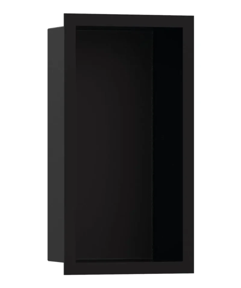 Hansgrohe XtraStoris Individual - sienas niša ar dizaina rāmi, 30x15x10 cm, matēts melns 56095670