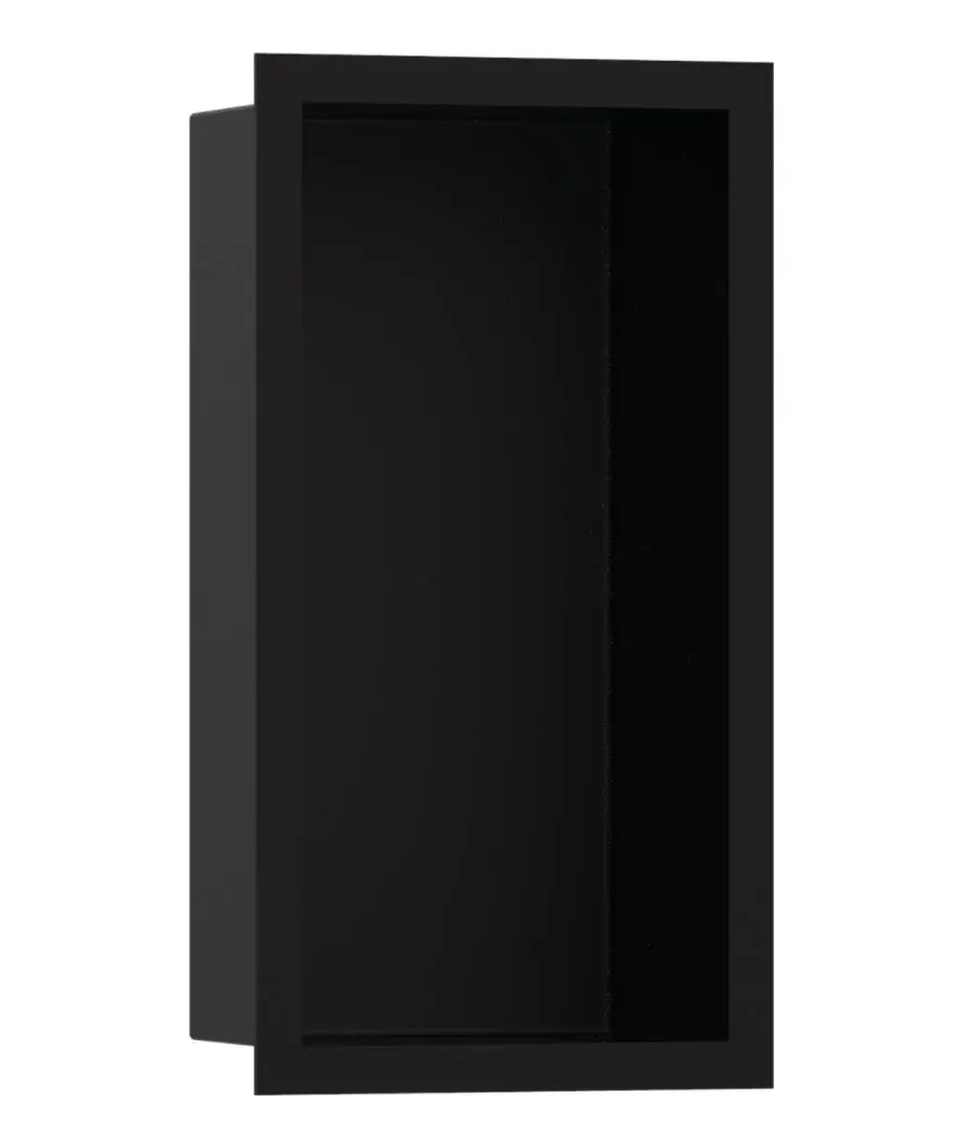 Hansgrohe XtraStoris Individual - sienas niša ar dizaina rāmi, 30x15x10 cm, matēts melns 56095670