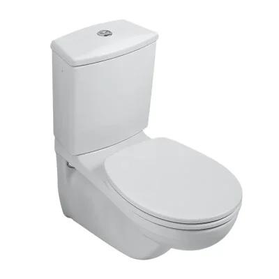 Villeroy & Boch O.novo - piekaramā tualete kombinācijai, horizontāls izvads, CeramicPlus, Alpu balts 662310R1