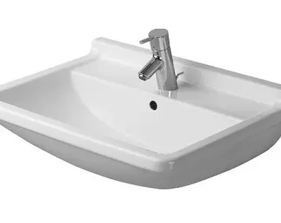 Duravit Starck 3 - izlietne 55x43 cm, ar 1 caurumu maisītājam, balta 0300550000