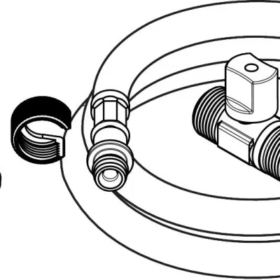 Hansgrohe - ūdens pieslēguma komplekts dušas WC 60308000