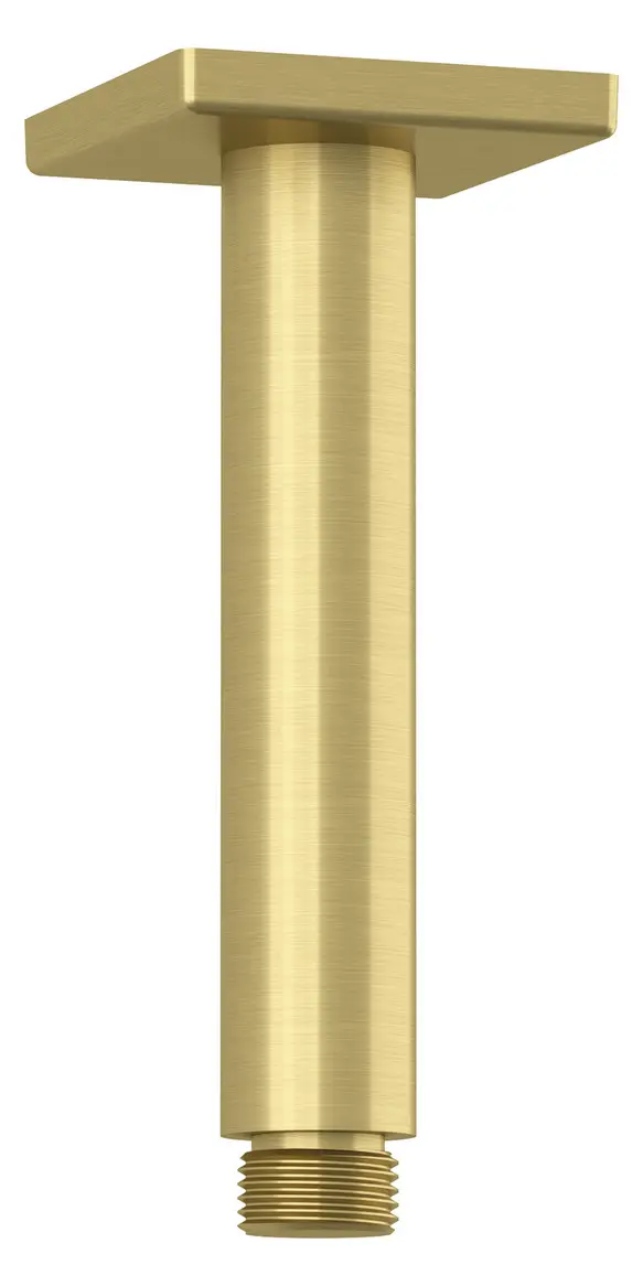 Kludi A-Qa - griestā montējams dušas sviras turētājs, 15 cm, matēts zelts 66535N0-00