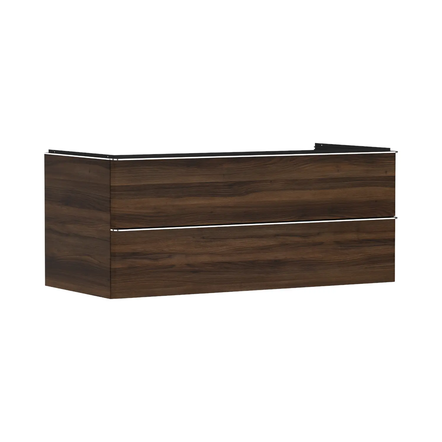 Hansgrohe Xelu Q - izlietnes apakškabinets, 50x118x55 cm, 2 atvilktnes, tumšs valrieksts/hroms 54085000