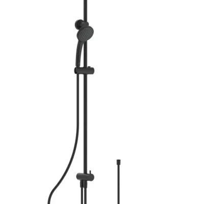 Ideal Standard Idealrain - dušas komplekts ar pārslēdzēju, melns BC747XG